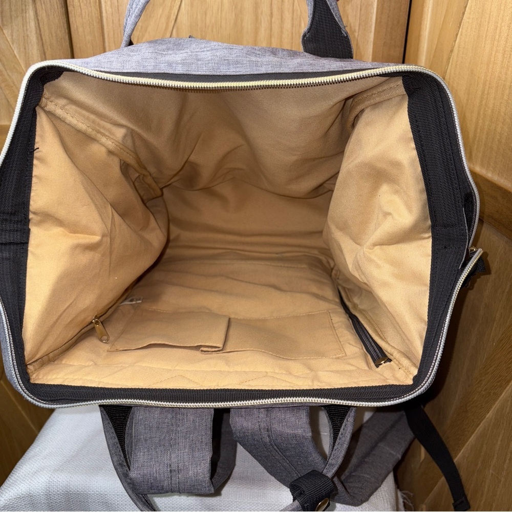 Source Unknown Gray Backpack Minimalist Design - image 3